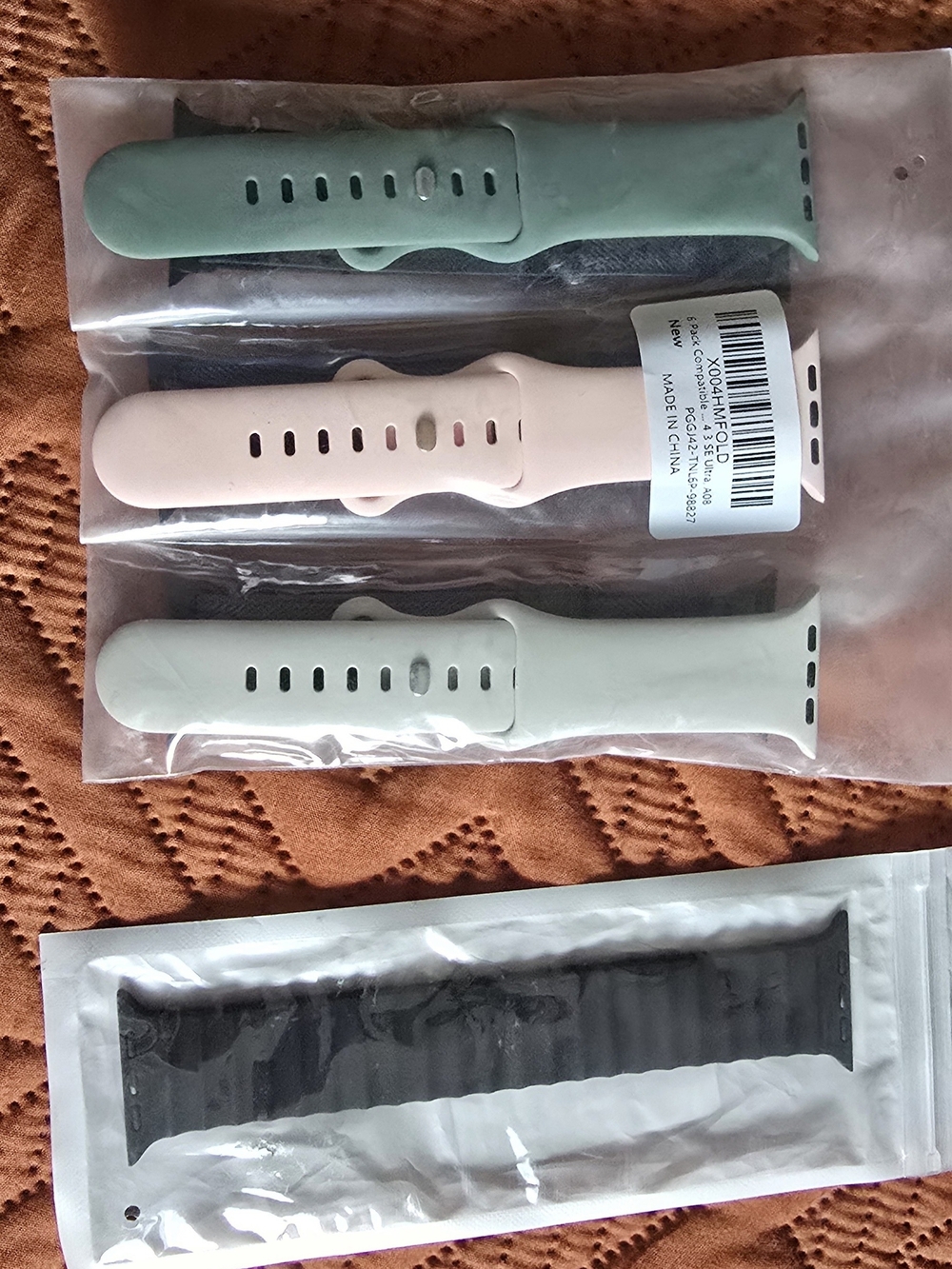 Generic Silicone Watch Bands - Mint, Blush, Sage, Black